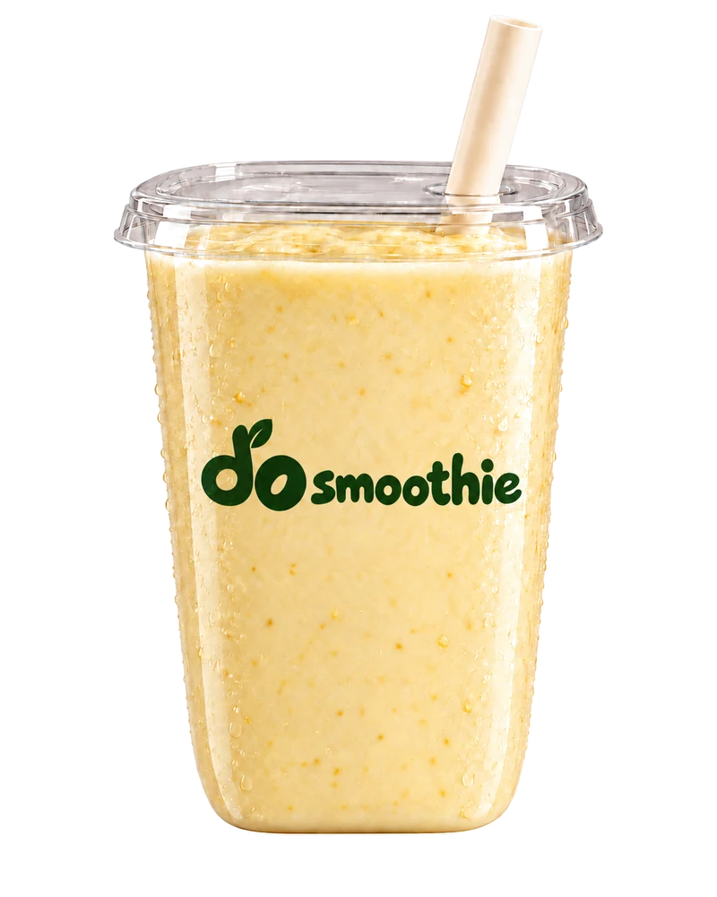 do smoothieのロゴ入りバナナスムージー