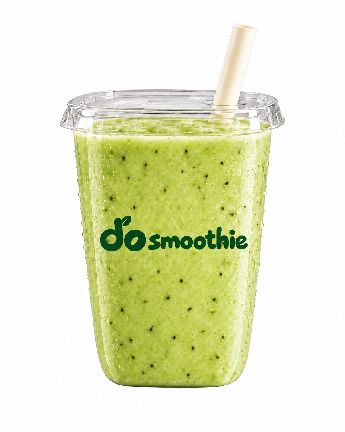 do smoothieのロゴ入りキウイスムージー